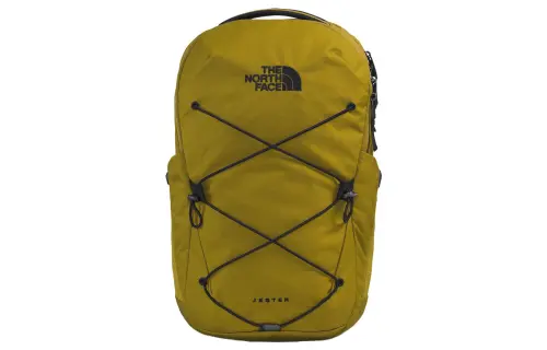 THE NORTH FACE Jester 27L Backpack Outdoor Bag Recycled Polyester Mustard Green Unisex