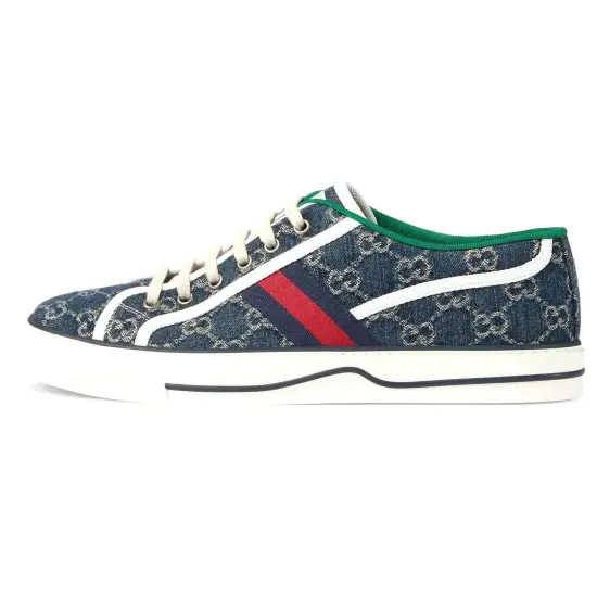 GUCCI Tennis 1977 Sneakers Blue Ivory