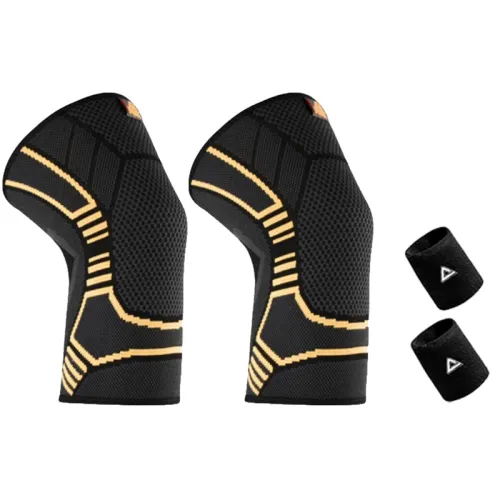 Professional knee pads, sports basketball equipment for badminton, non-slip protective gear, football protective case for hiking for cycling for men and women, for running