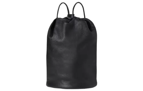 THE ROW Deerskin Leather Backpack Regular Men's Black