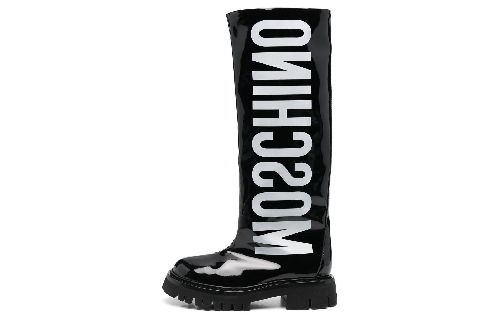 Высокие ботинки и ботфорты Moschino
