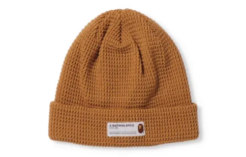 Bape A BATHING APE Waffle Knit Cap