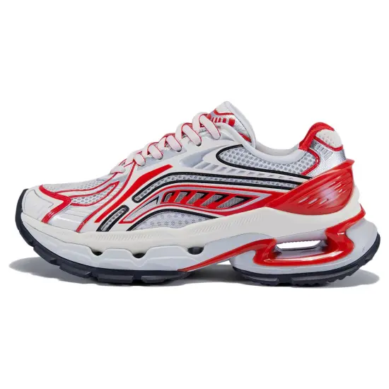 LiNing Furious Rider BOW Anti Slip Wear Resistant Low Top Casual Shoes Men's Red White