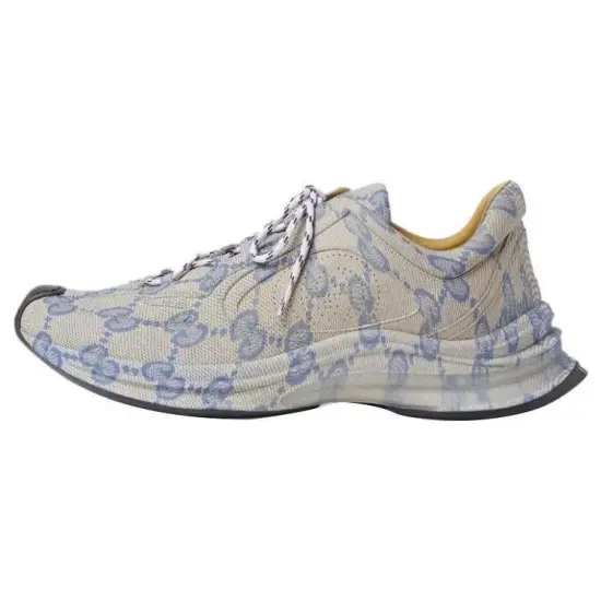 GUCCI Monogram Run Sneaker Beige Blue