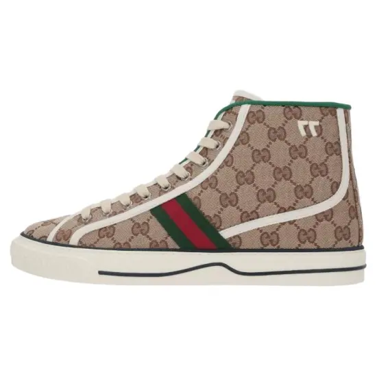 GUCCI Tennis 1977 High 'Beige Ebony'