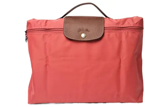 LONGCHAMP Le Pliage Polyamide Canvas Briefcase, Handbag Small Women's Red