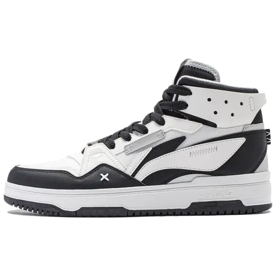 LiNing Yamahara 2.0 Anti Slip Wear Resistant High Top Skateboard Shoes Men's Black White