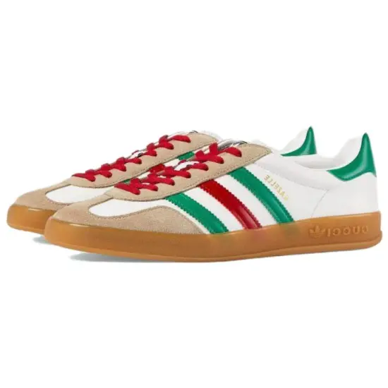Gazelle Adidas X Gazelle GUCCI 'White Green Red'