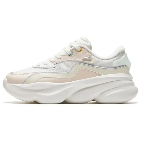 ANTA Chunky Sneakers Women's Low-Top Beige