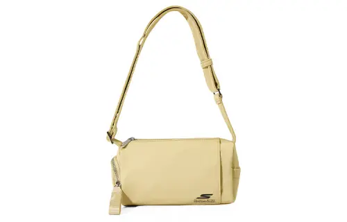 Skechers Fabric Crossbody Bag, Shoulder Bag Regular Unisex Light Yellow