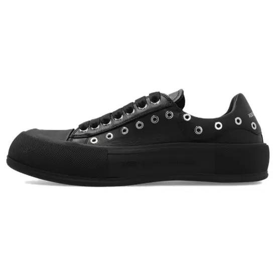 Alexander McQueen Deck Casual Shoes Men Low-Top Black
