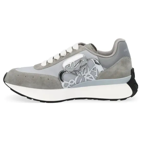 Alexander McQueen Sprint Runner Logo Embossed Sneakers