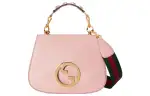 GUCCI Blondie Leather Shoulder Bag, Crossbody Bag, Handbag Regular Women's Pink