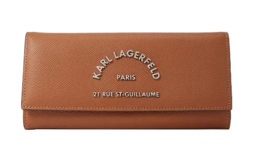 Karl Lagerfeld / Karl Lagerfeld Jeans logo-plaque Continental wallet