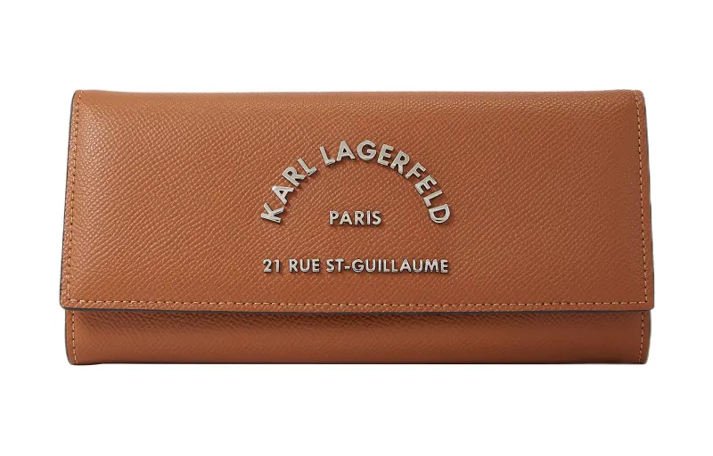 Karl Lagerfeld / Karl Lagerfeld Jeans logo-plaque Continental wallet