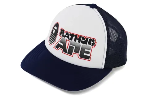 Bape Graphic Snap Back Mesh Cap