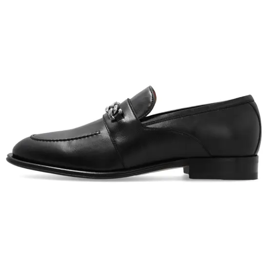 GUCCI Interlocking G-chain Loafers