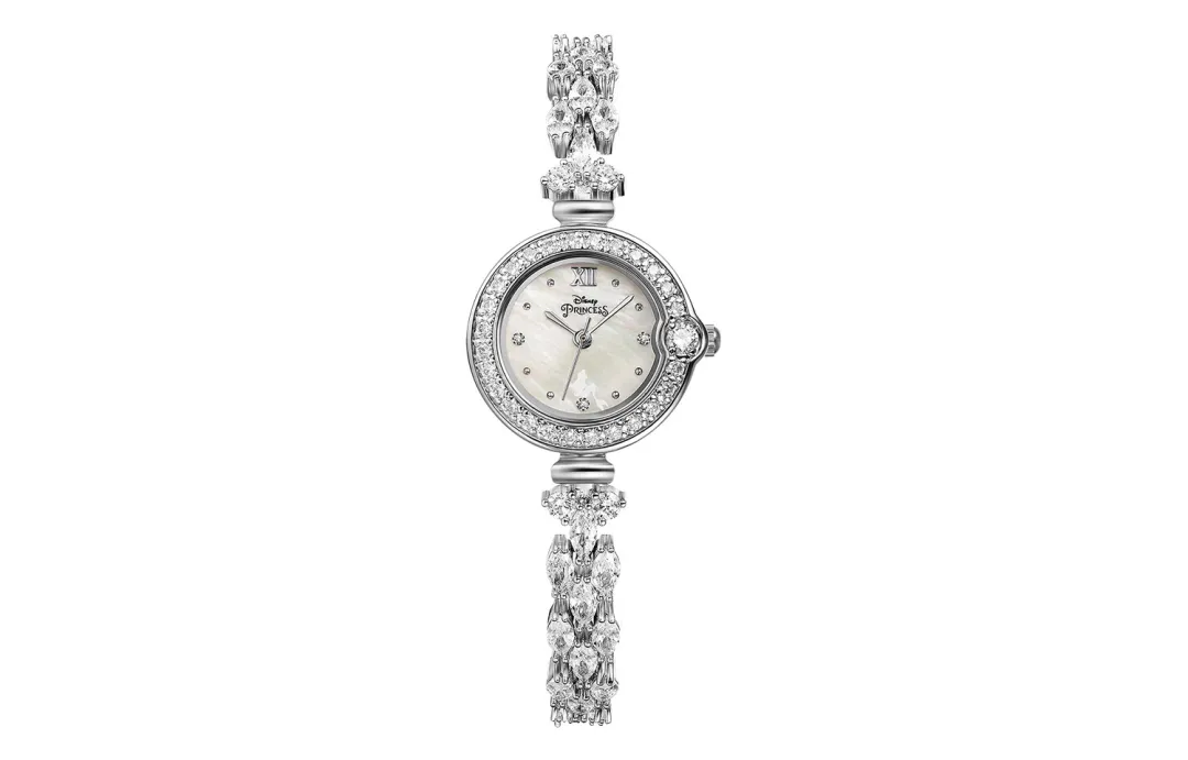 Disney Princess Quartz Movement Eco Friendly Copper Strap Watch Women's Watch Mother of Pearl Color Watch Dial