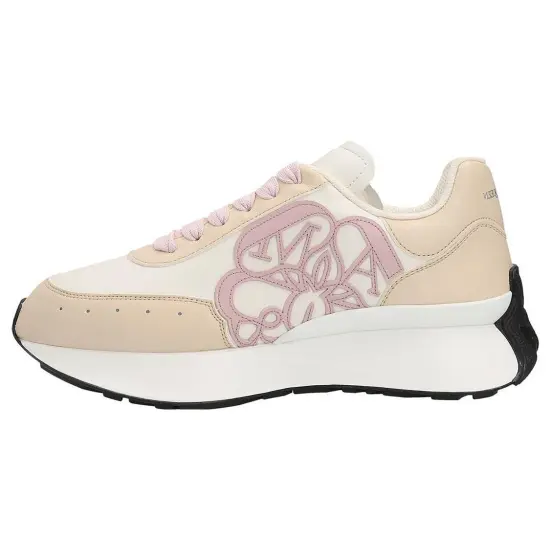 Alexander McQueen Sprint Runner Beige Pink Women's