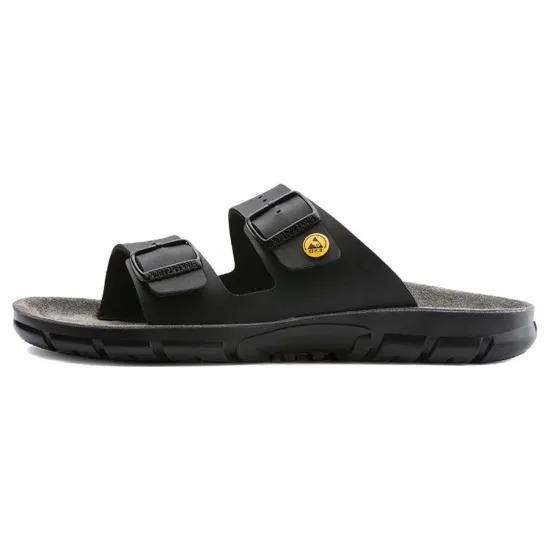 Birkenstock Slide Slippers Unisex Black Narrow Fit