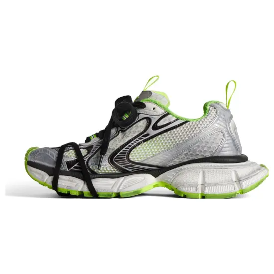 Balenciaga 3XL Sneakers 'Grey Black Green Mesh And Polyurethane'