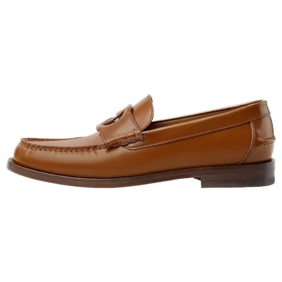 GUCCI Interlocking Men's Casual Shoes Men Low-Top Brown