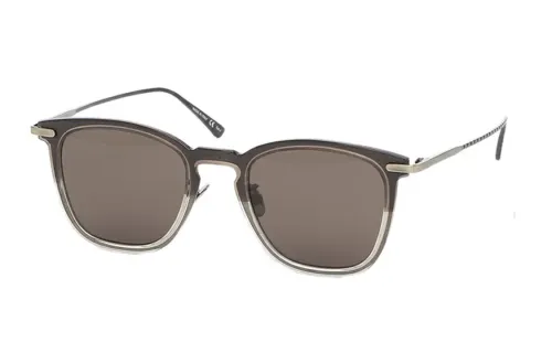 Bottega Veneta Plastic Nickel Alloy Square Sunglasses Unisex Brown