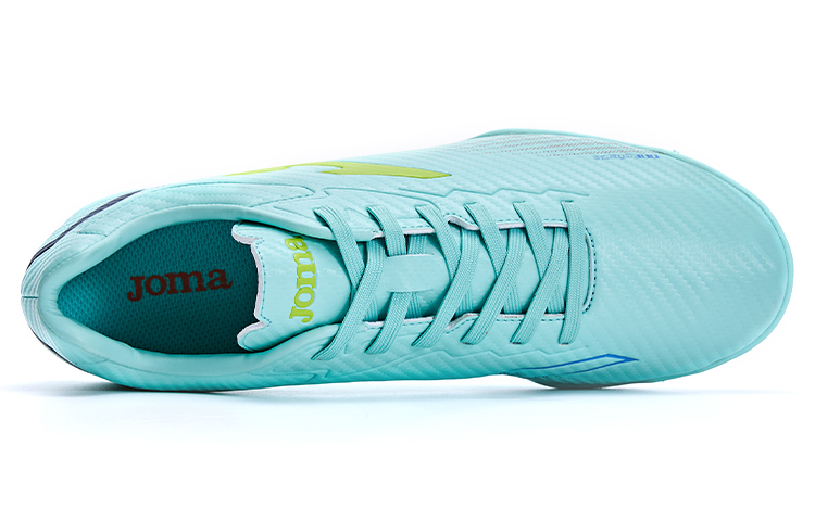 Joma Comfortable Round Toe TF Turf Synthetic Leather Slip Resistant Abrasion Resistant Soccer Shoes Men’s Green