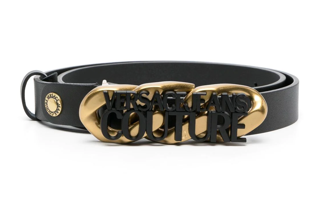 Женский ремень Versace VERSACE JEANS COUTURE Logo (черный)
