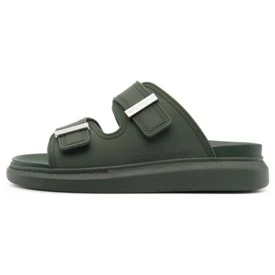 Alexander McQueen Hybrid Slide Slippers Men Green