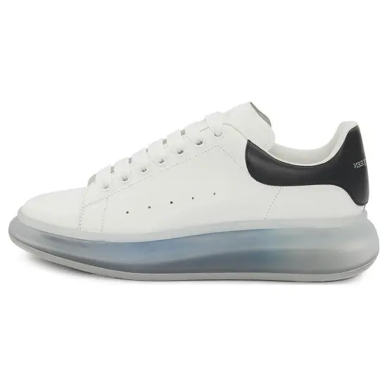 Alexander McQueen Oversized Clear Sole White Navy Blue