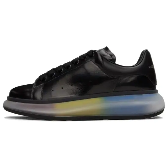 Alexander McQueen Larry Leather Sneakers 'Black Multi'
