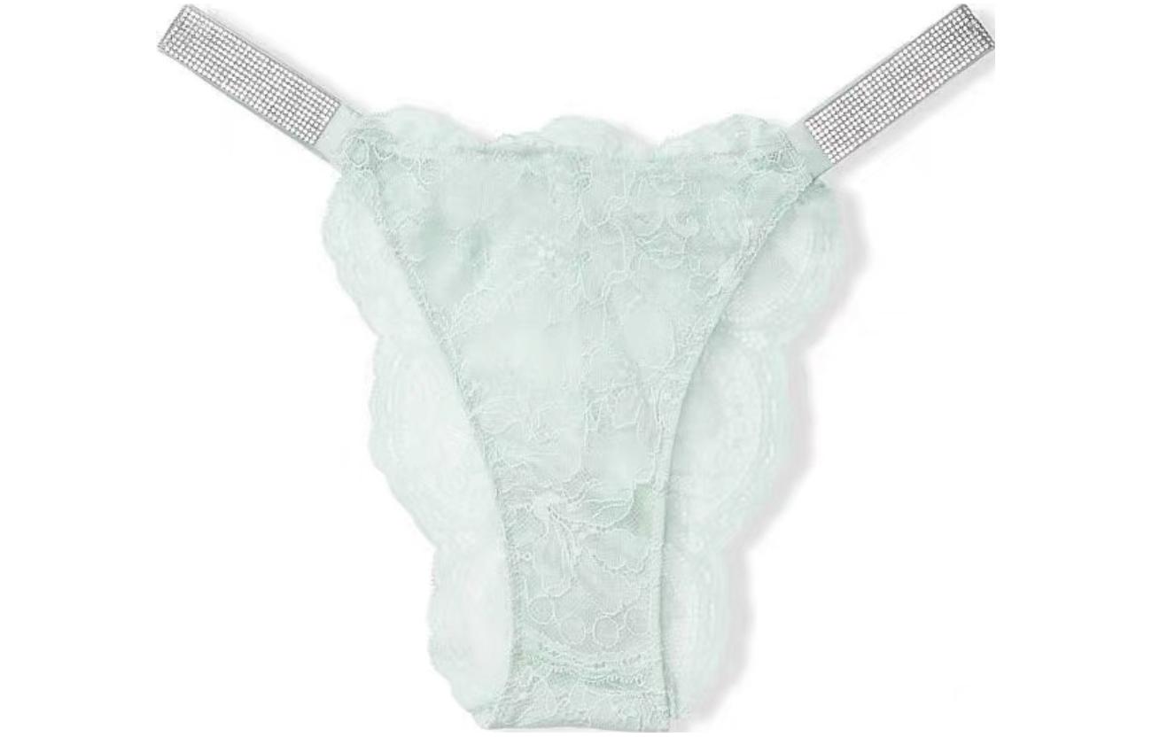 Женские трусы Victoria's Secret Lace Briefs (мятные)