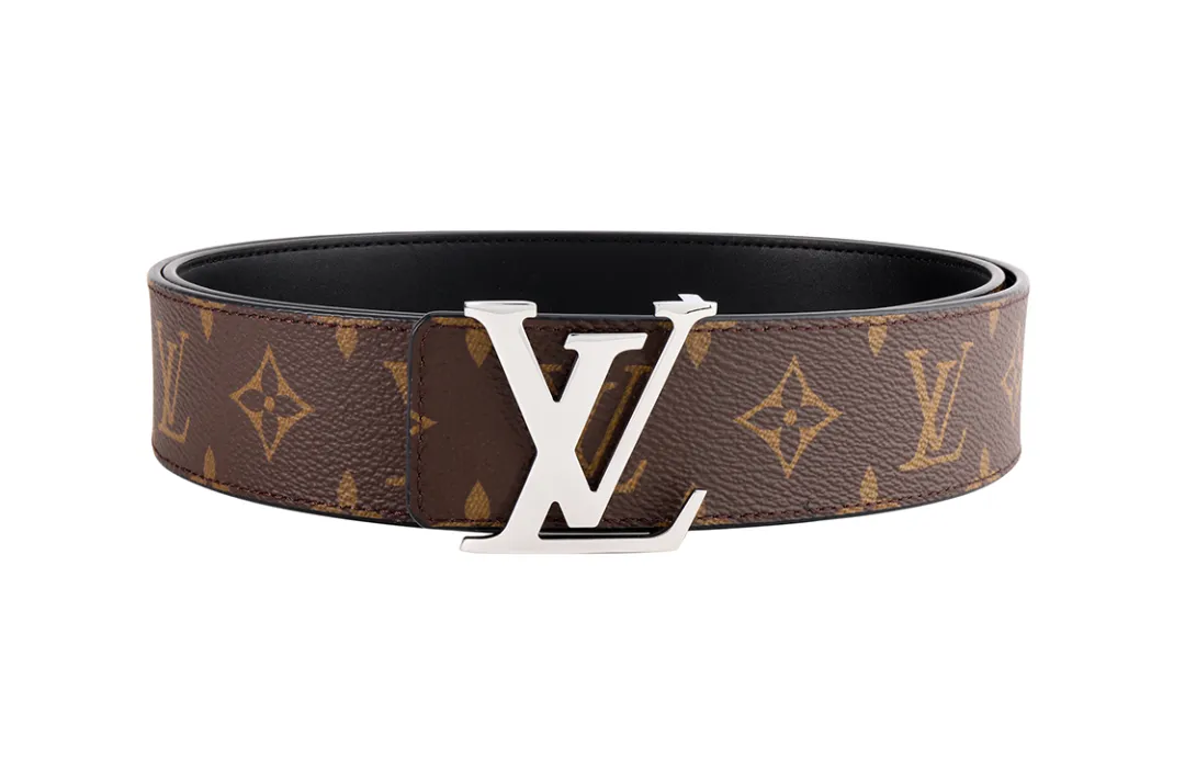 LOUIS VUITTON Belt Lv Initiales Reversible 1.5 Width Monogram