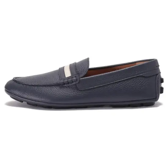 BALLY Kerbs Drivers Leather Loafers