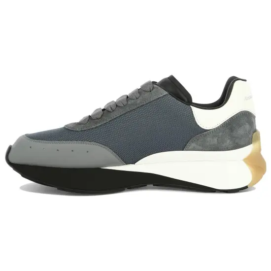 Alexander McQueen Sprint Runner Grey Navy Blue