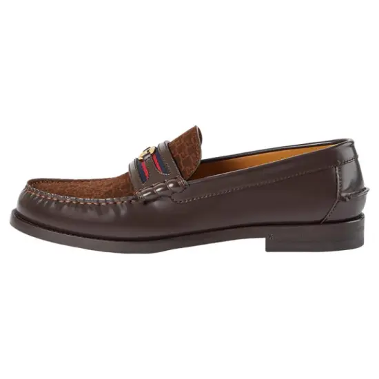 GUCCI Men's Casual Shoes Men Low-Top Brown