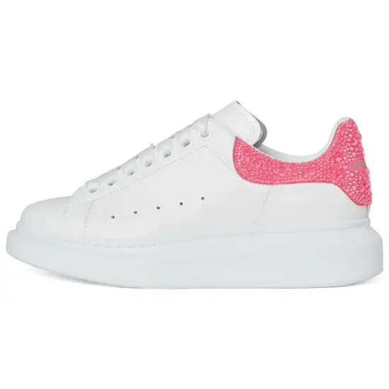 Alexander McQueen Casual Shoes Women's Low-Top Pink White