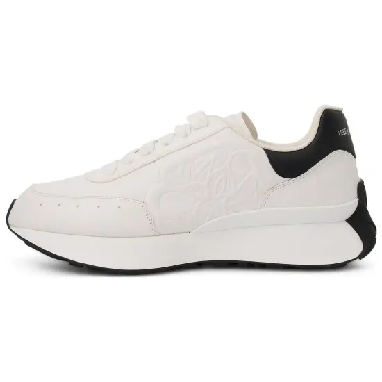 Alexander McQueen Sprint Runner White Black