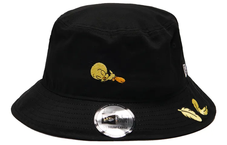 New Era Cotton Bucket Hats Unisex Black
