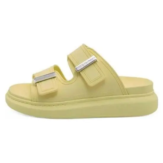 Alexander McQueen Hybrid Slide Slippers Women's Yellow