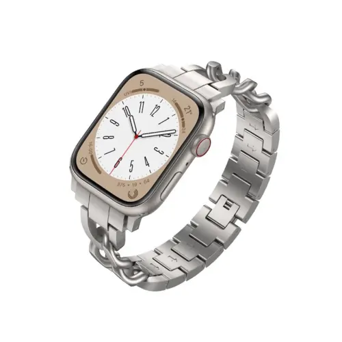 IBOANN Strap Apple Compatibility Stainless Steel Material