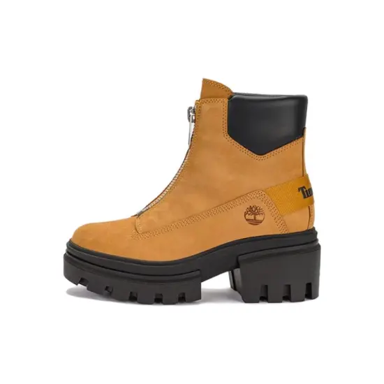 Timberland Everleigh Front Zip Boot 'Wheat Nubuck' Women's