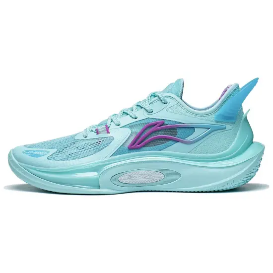 LINING SONIC 11 V2 Basketball Shoes Men Low-Top Island Blue