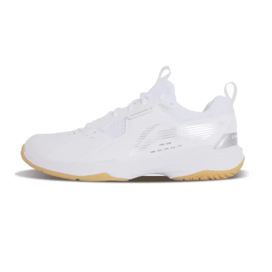 LINING Ace Badminton Shoes Unisex Mid-Top White Gray