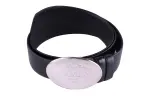 PRADA Casual Double Sided Plate Buckle Cow Leather Belts Men's