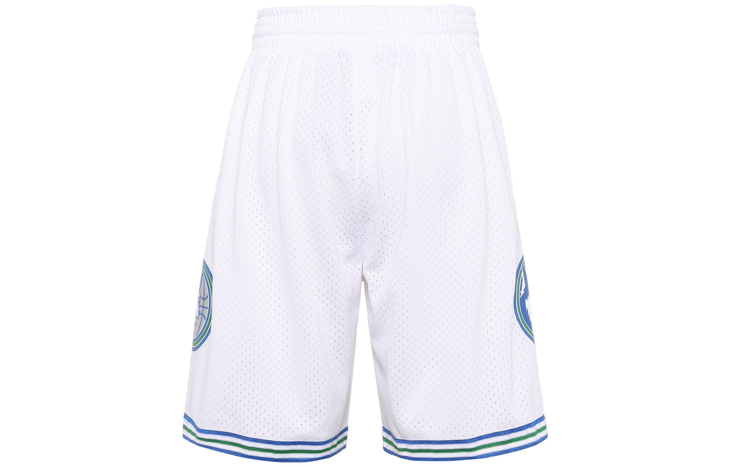 Mitchell Ness Basketball Shorts Unisex White Thin Straight Fit Pants