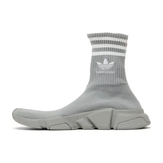Balenciaga X Adidas Speed Trainer Grey White