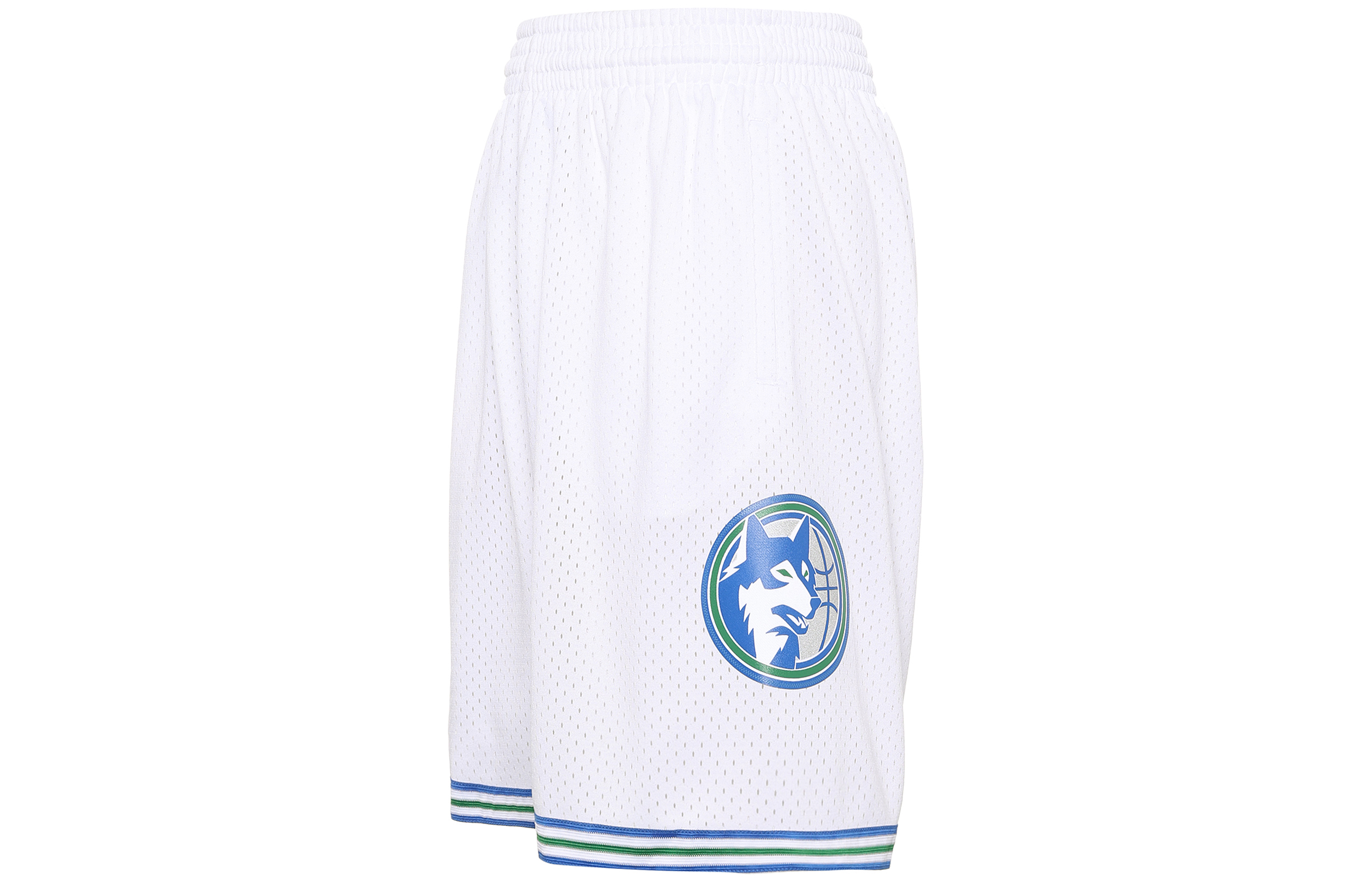 Mitchell Ness Basketball Shorts Unisex White Thin Straight Fit Pants