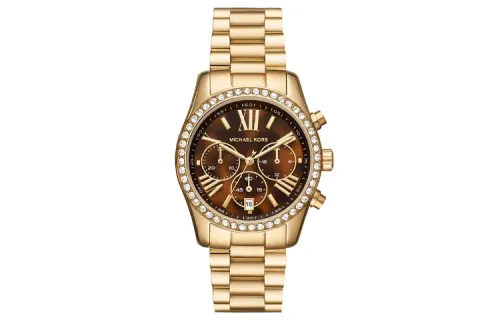 MICHAEL KORS Wrist Watches Quartz Movement Stainless Steel Strap 38mm Coffee Watch Dial Women's Watch